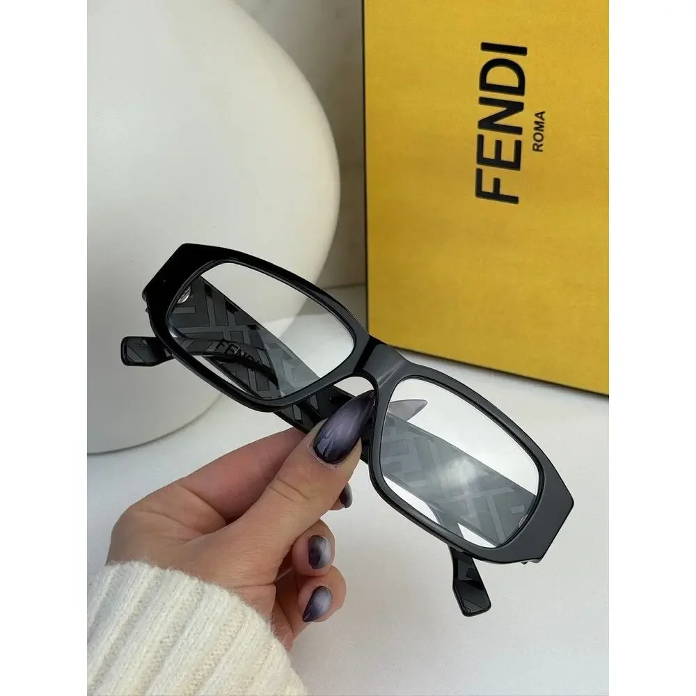 NEW Fendi FE50115I Black Eyeglasses Frames - Picture 7 of 8